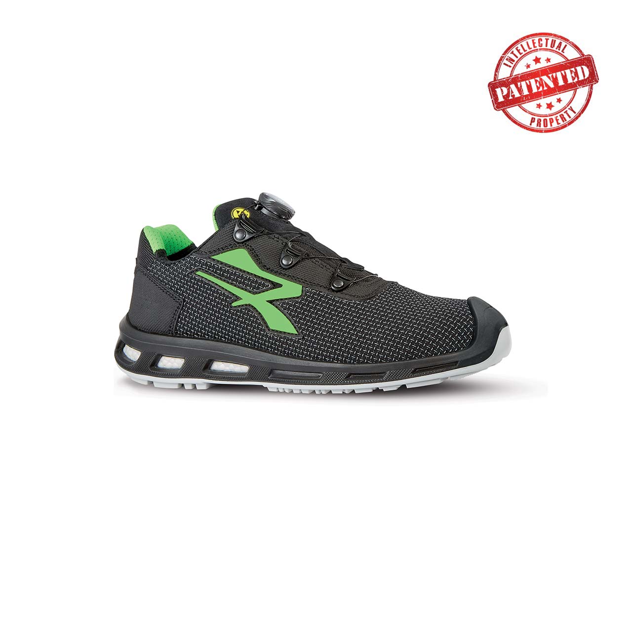 scarpa antinfortunistica upower modello monster linea redlion vista laterale