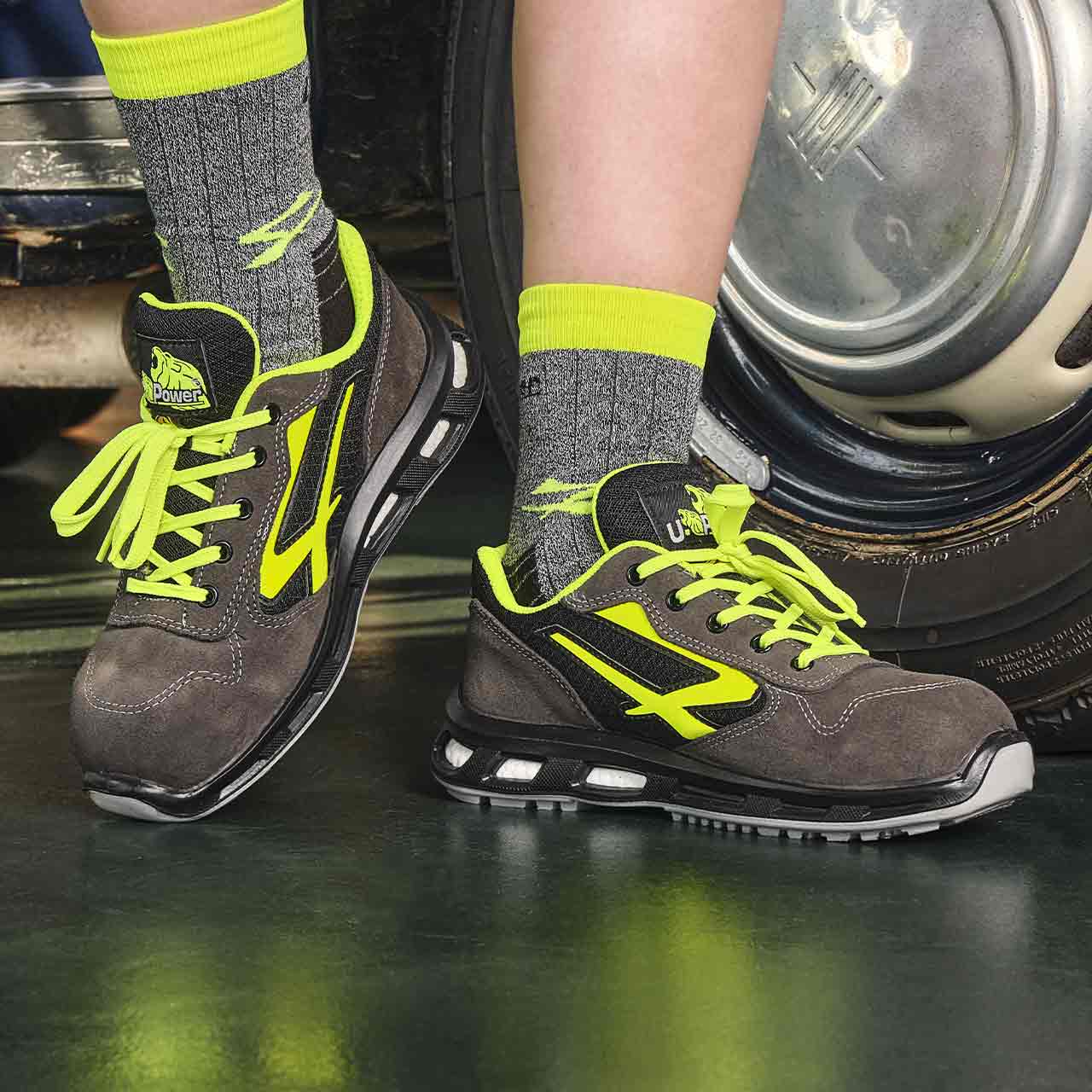 U-Power  Safety Shoe Model YELLOW