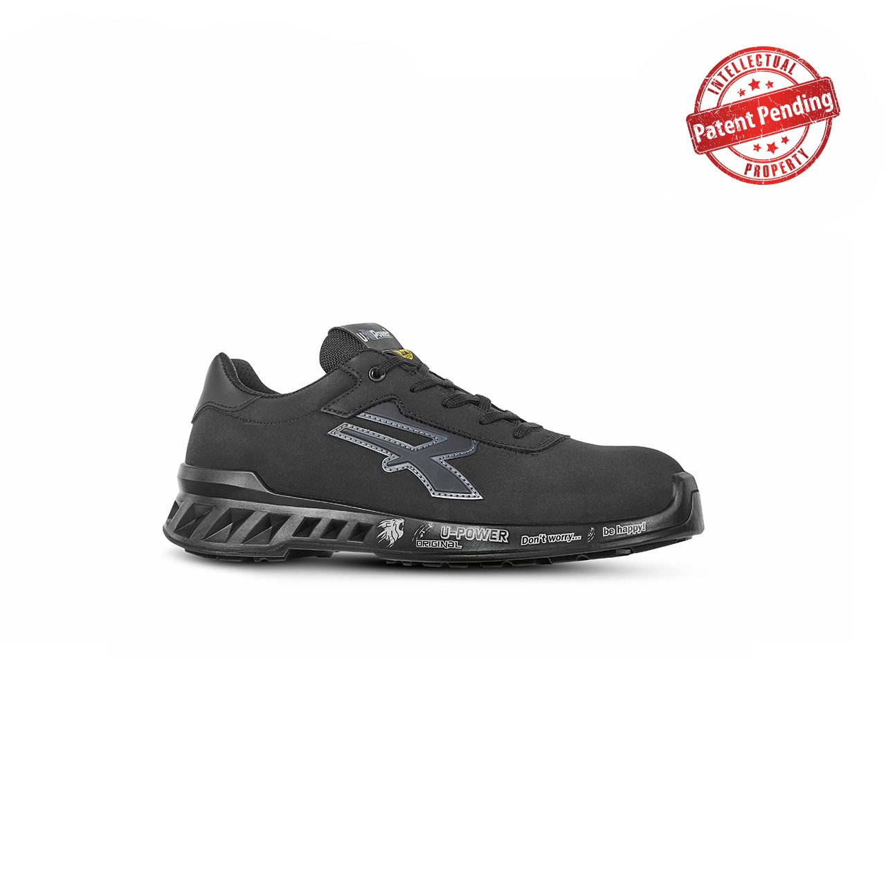 upower scarpa antinfortunistica modello ben linea red leve vista laterale