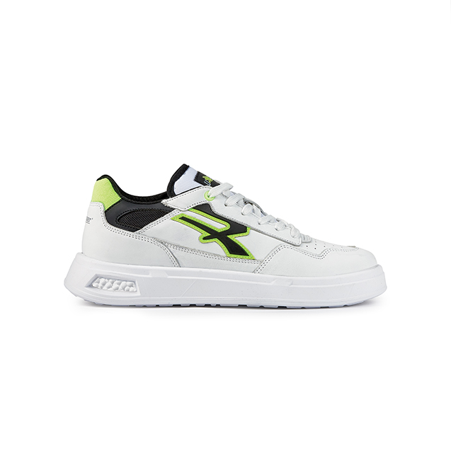 Sneakers Antiscivolo Defaticanti U-Power HARLOW BIANCO/NERO/GIALLO-FLUO