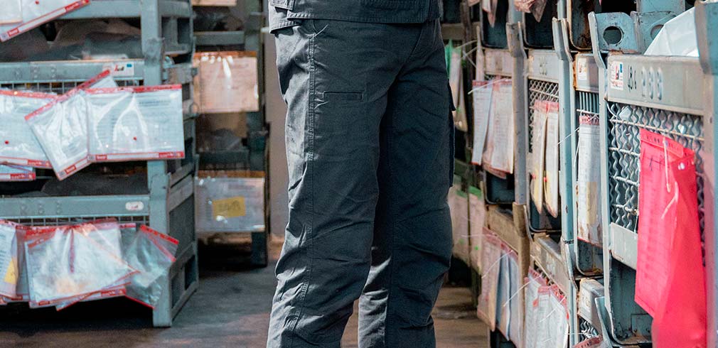 Cotton gray Starter Summer work trousers  Footwear and Workwear