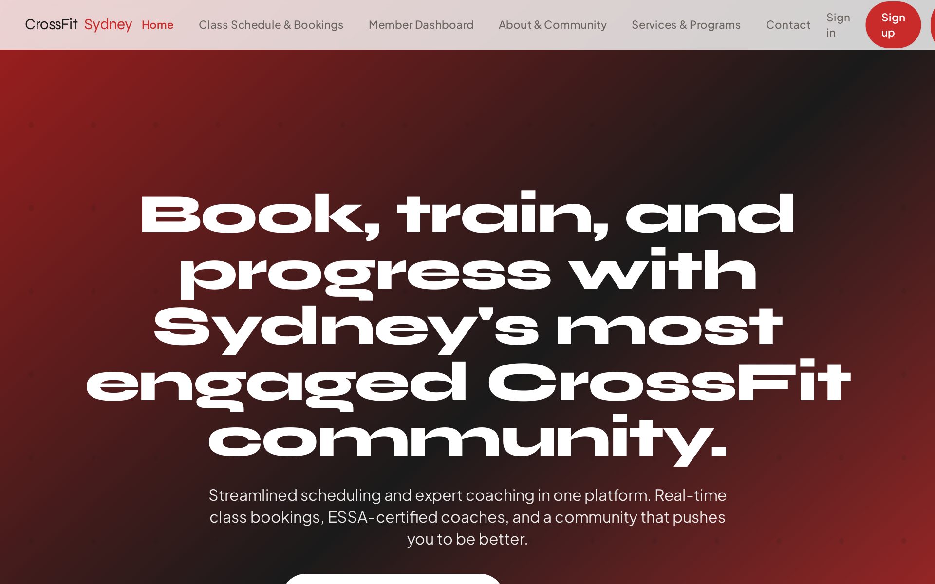 CrossFit Sydney, generated by UAI Engine