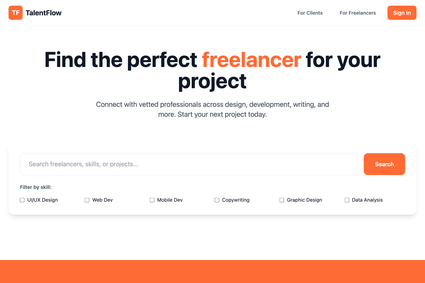 Craftly website, Bold and Energetic style