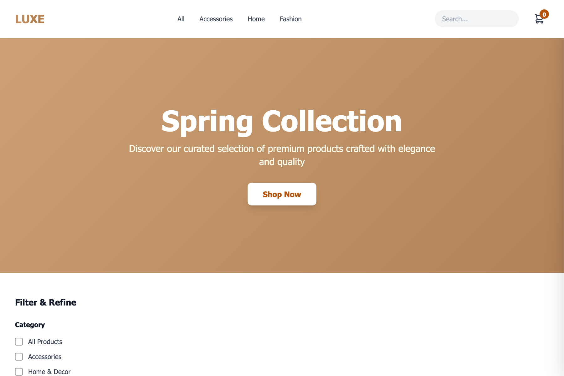 Ember Coffee Co website, Bold and Energetic style