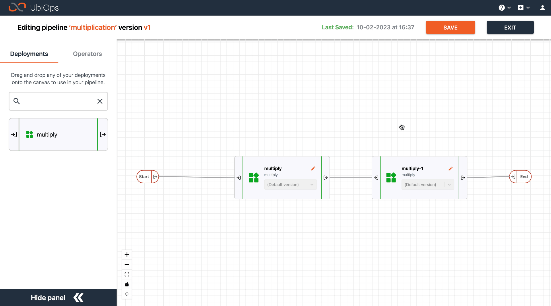 Hiding items on the segmentation canvas