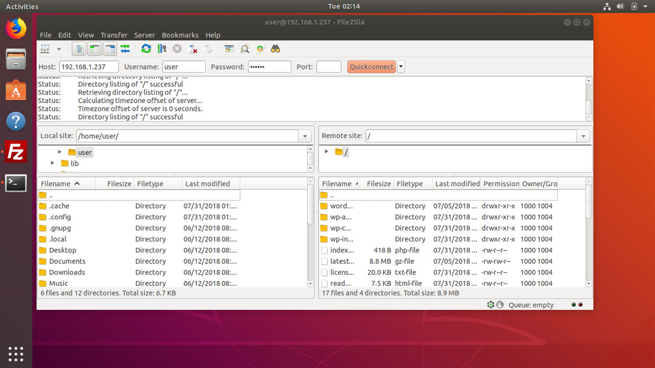 install filezilla ubuntu