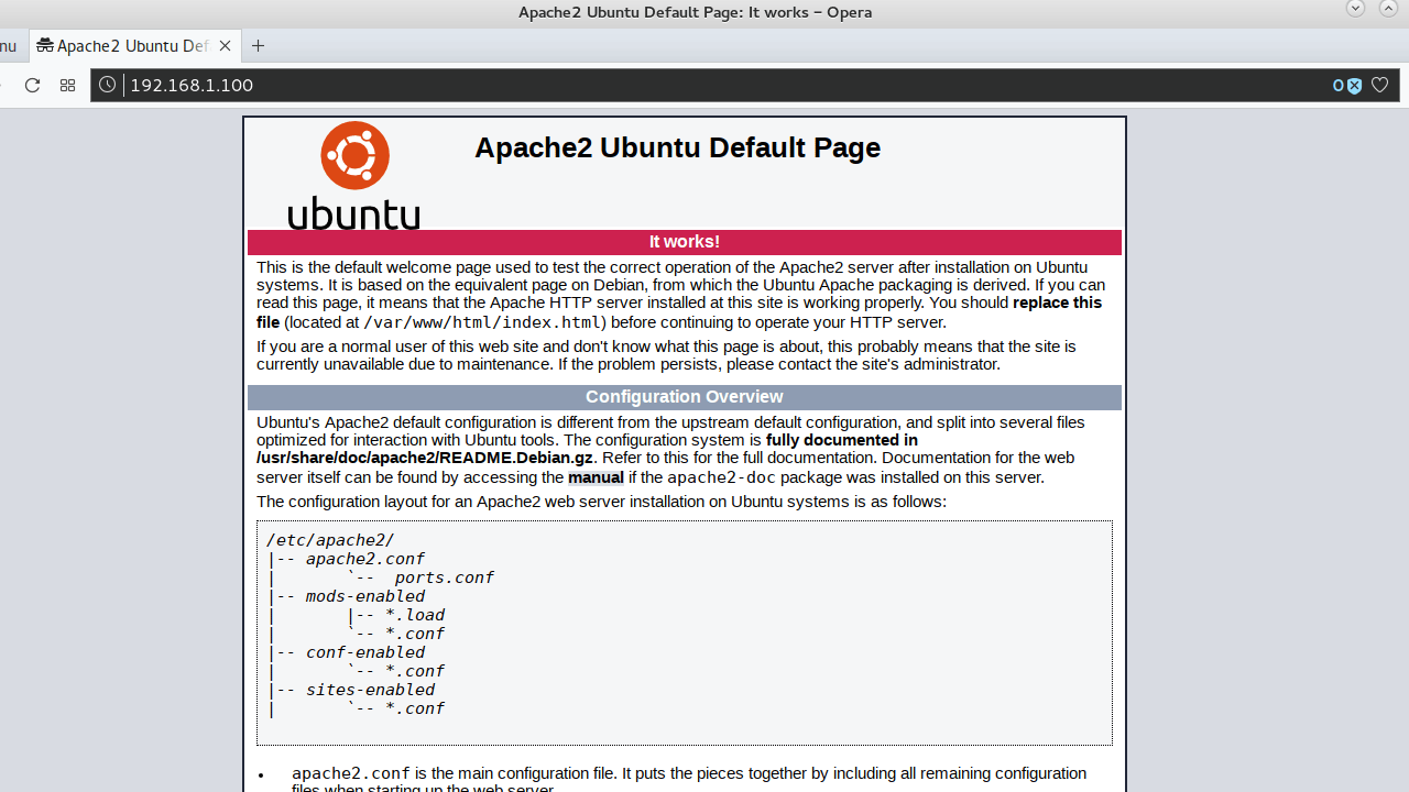 Как установить apache на ubuntu