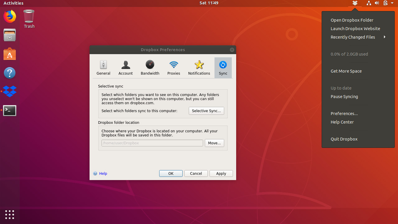 How to Install Dropbox in Ubuntu 18.04