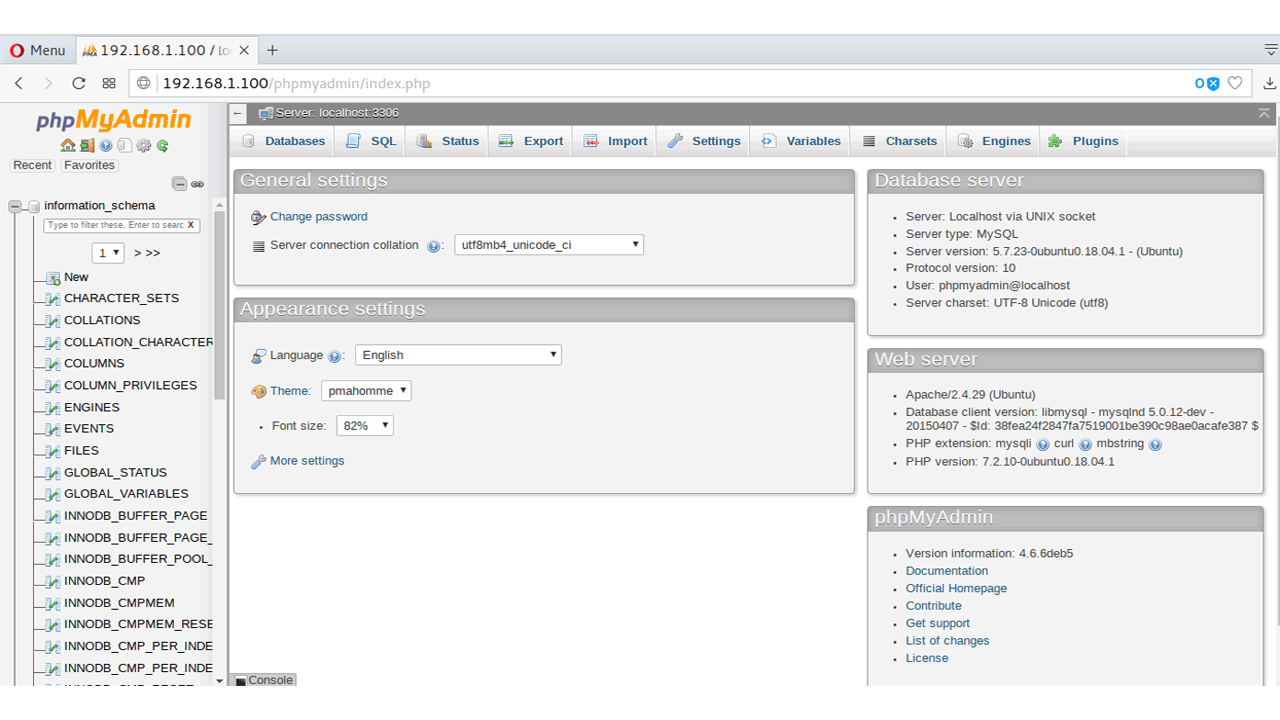 phpmyadmin for ubuntu 14.04