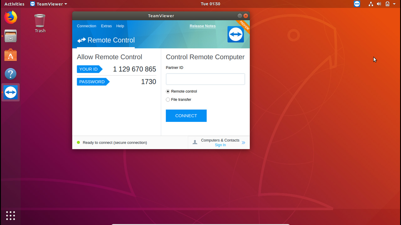 is teamviewer free in ubuntu