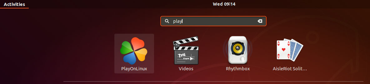 You can now go to Ubuntu application menu and open PlayOnLinux