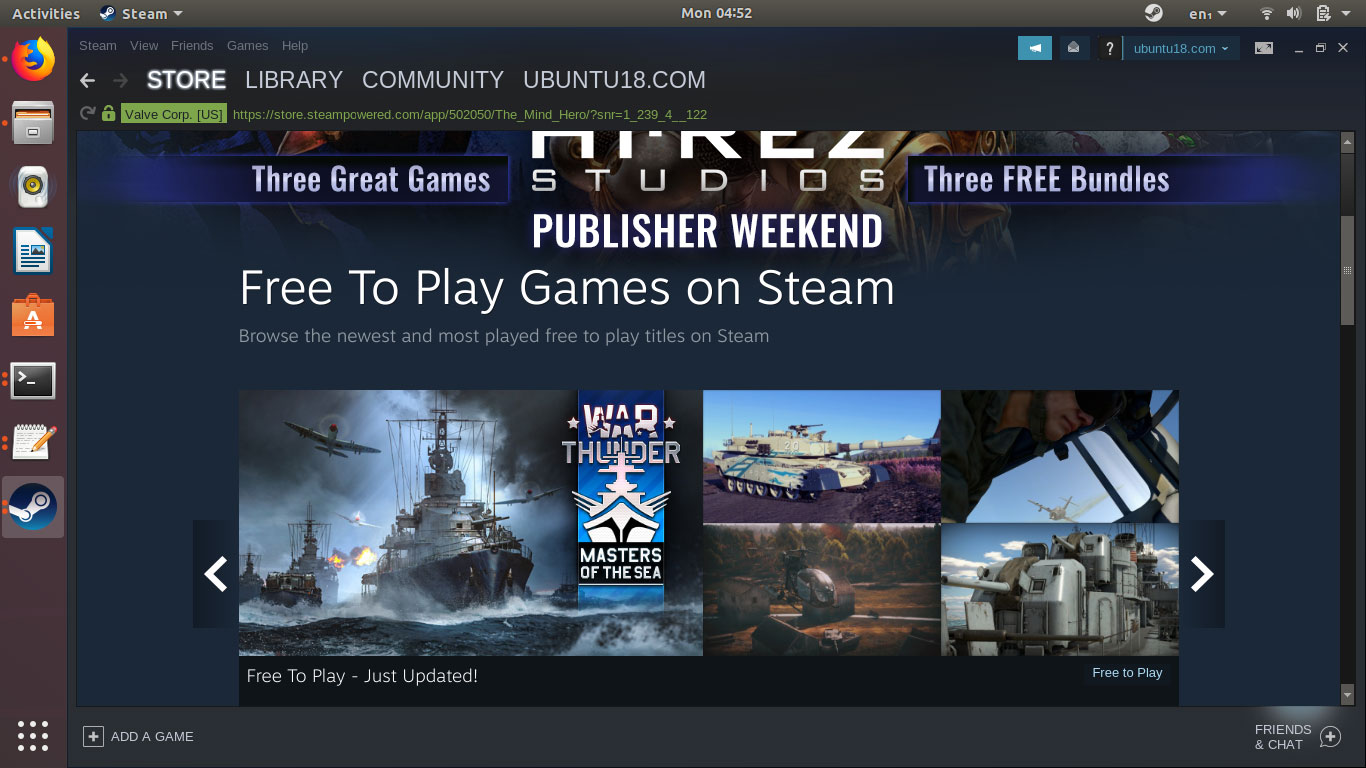 How to Install Steam on Ubuntu 18.04