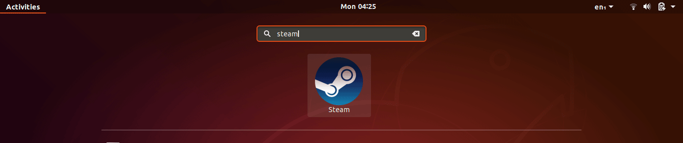 open the steam client from the Ubuntu application menu.