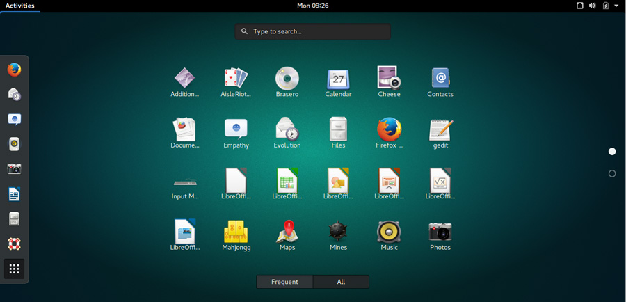 gnome desktop environment