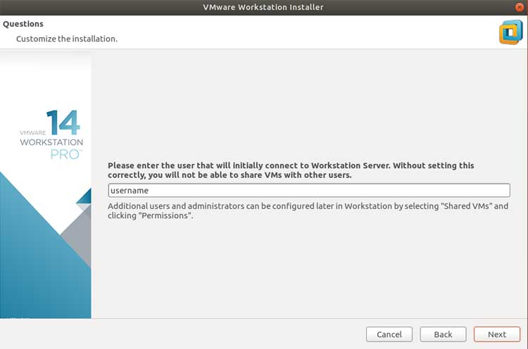 vmware workstation player 14 should i use nat