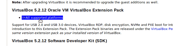 oracle vm virtualbox extension pack install windows 10