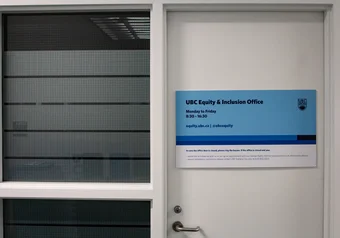 Equity & Inclusion Office Door