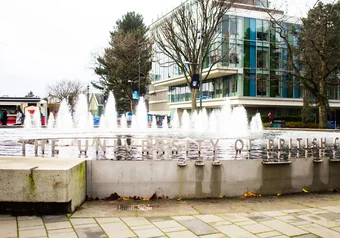 UBC, UBC campus, campus, fountain, UBC file photo