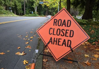 nw marine drive closed