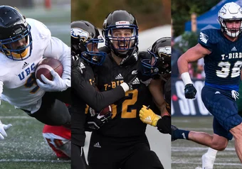 2021 CFL draft picks Nick Cross, Ben Hladik and Elliot Graham