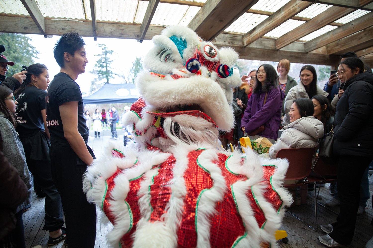 The Lion Dance performed by the UBC Kung Fu Association.