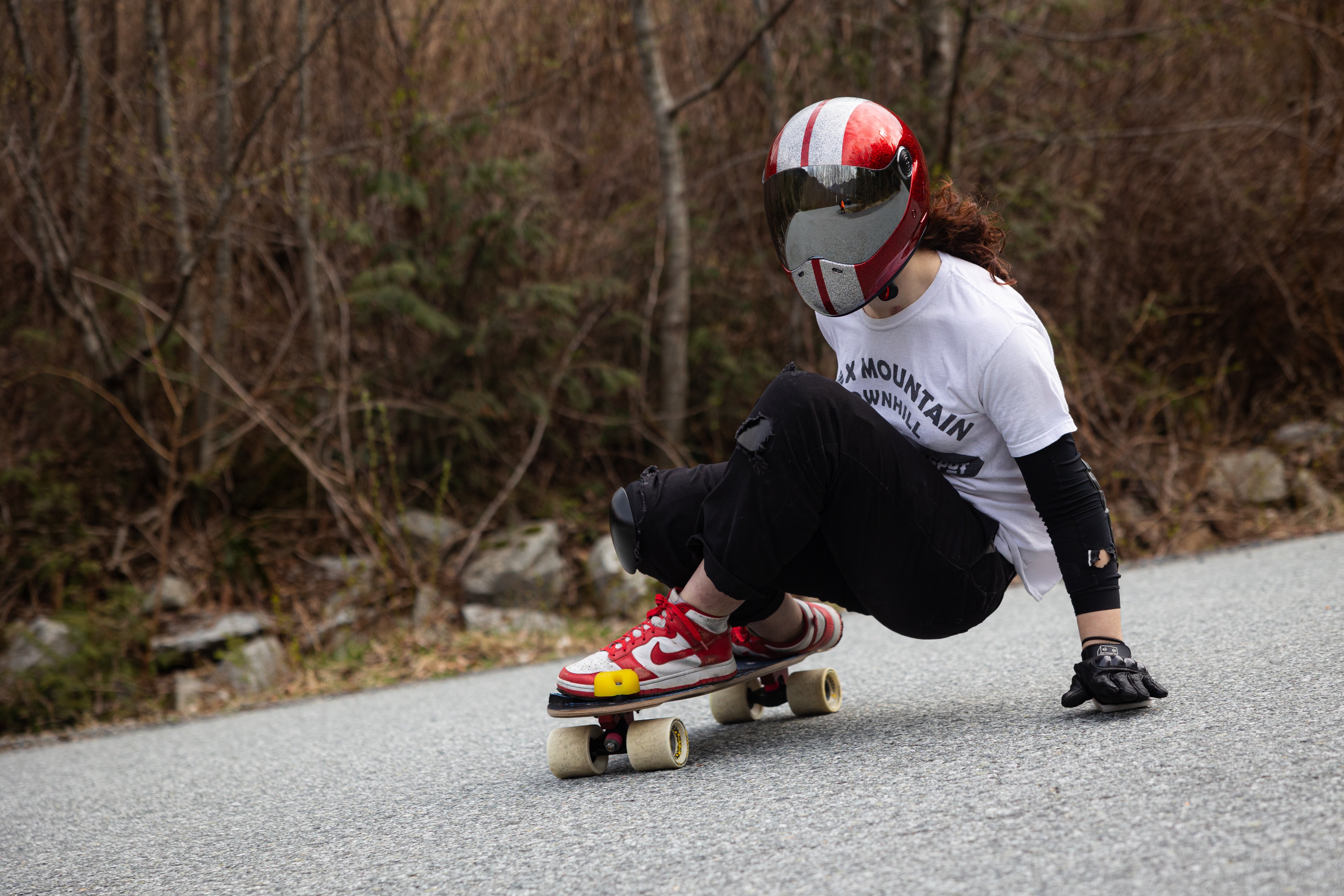 Gropper is in downhill skating for the long run.