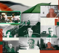 Screenshot of an online meeting