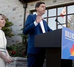 Photo of David Eby and his wife