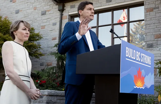 Photo of David Eby and his wife