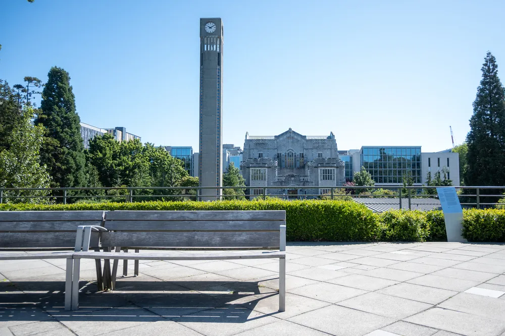 The Clock tower and IKB from a distance