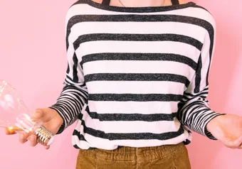 Girlbossmopolitan Lightbulb 2 Mime Shirt