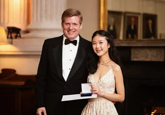 Lynda Li and Jim Barry at the GUA gala