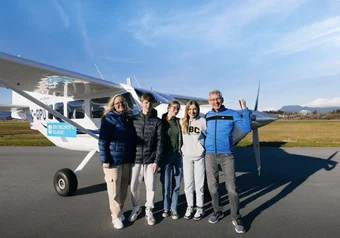 courtesy_porter family flying for charity