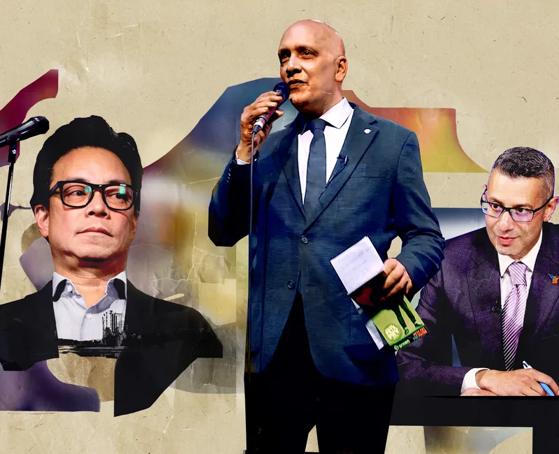 Collage of Pete Fry, Ken Sim, and and Kareem Allam