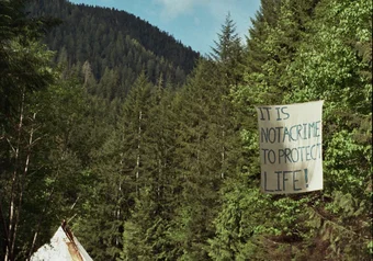 Sign at Fairy Creek