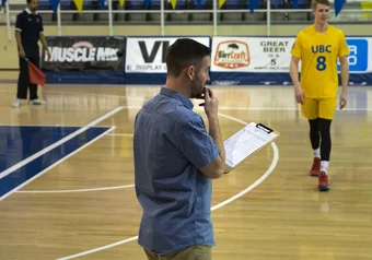 Kerry MacDonald UBC men's volleyball