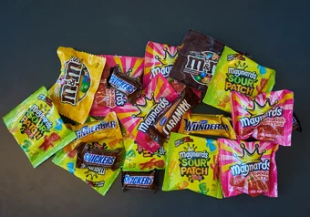 Some halloween candy.