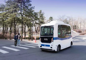 EasyMile autonomous shuttle