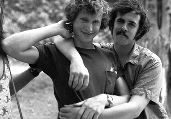 Ian Mackenzie and Michael Merrill, two members of Gay People of UBC, 1972. (Courtesy thru dono)