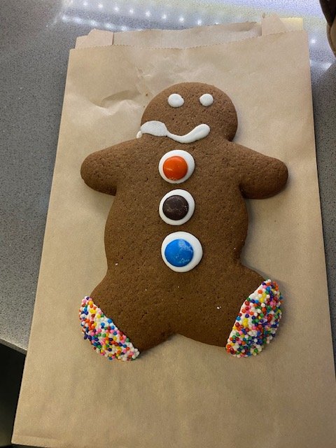 The gingerbread cookie from Blue Chip.