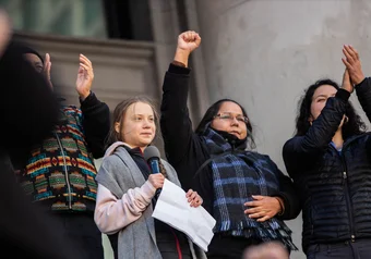 Greta Thunberg at Vancouver Climate Strike