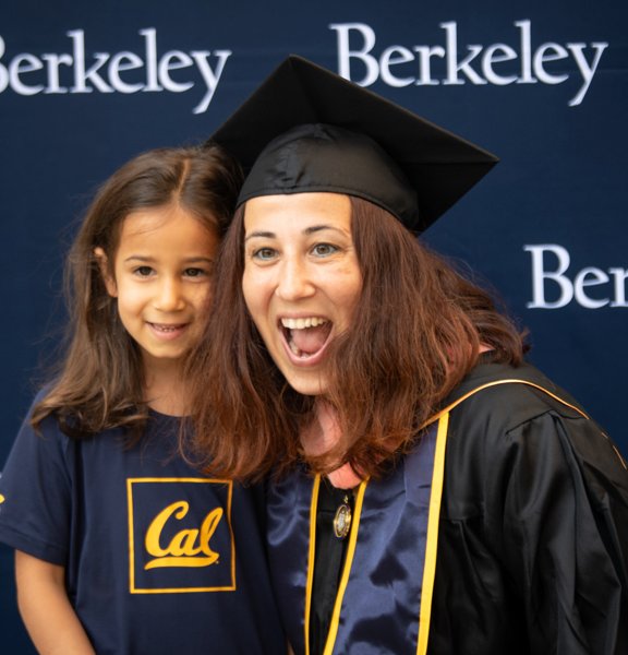 photograph of a graduate and her daughter