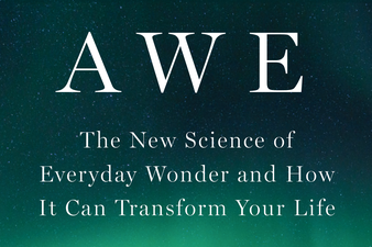 Image of book cover, AWE, by Dacher Keltner