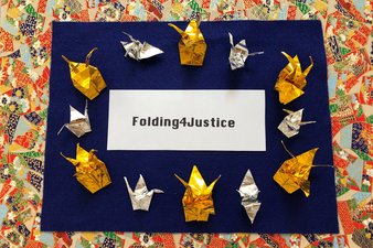 Photo of origami cranes