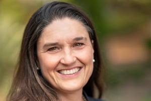 Headshot of Jennifer Johnson-Hanks with name and title