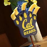 Blue & Gold flowers and Bear Paw with Cal Bears inscription