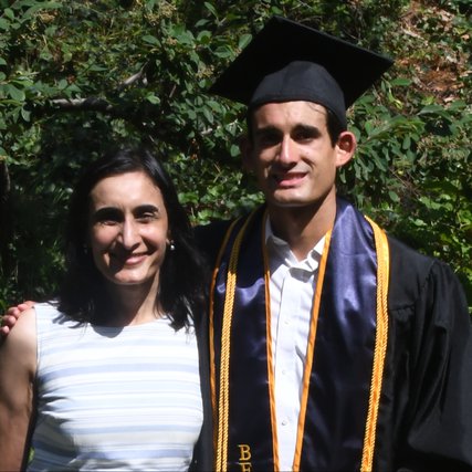 Rashmi Garde pictured with son Ryan