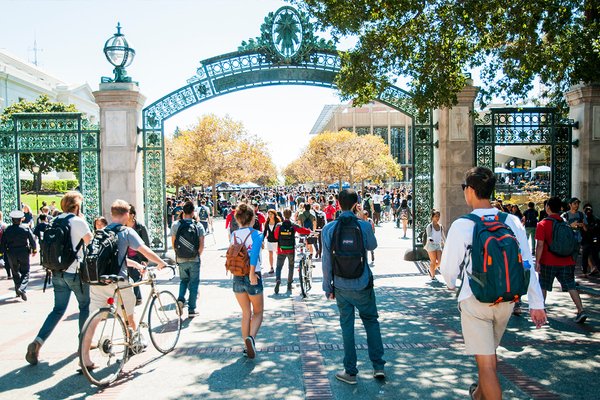 Sather Gate Students