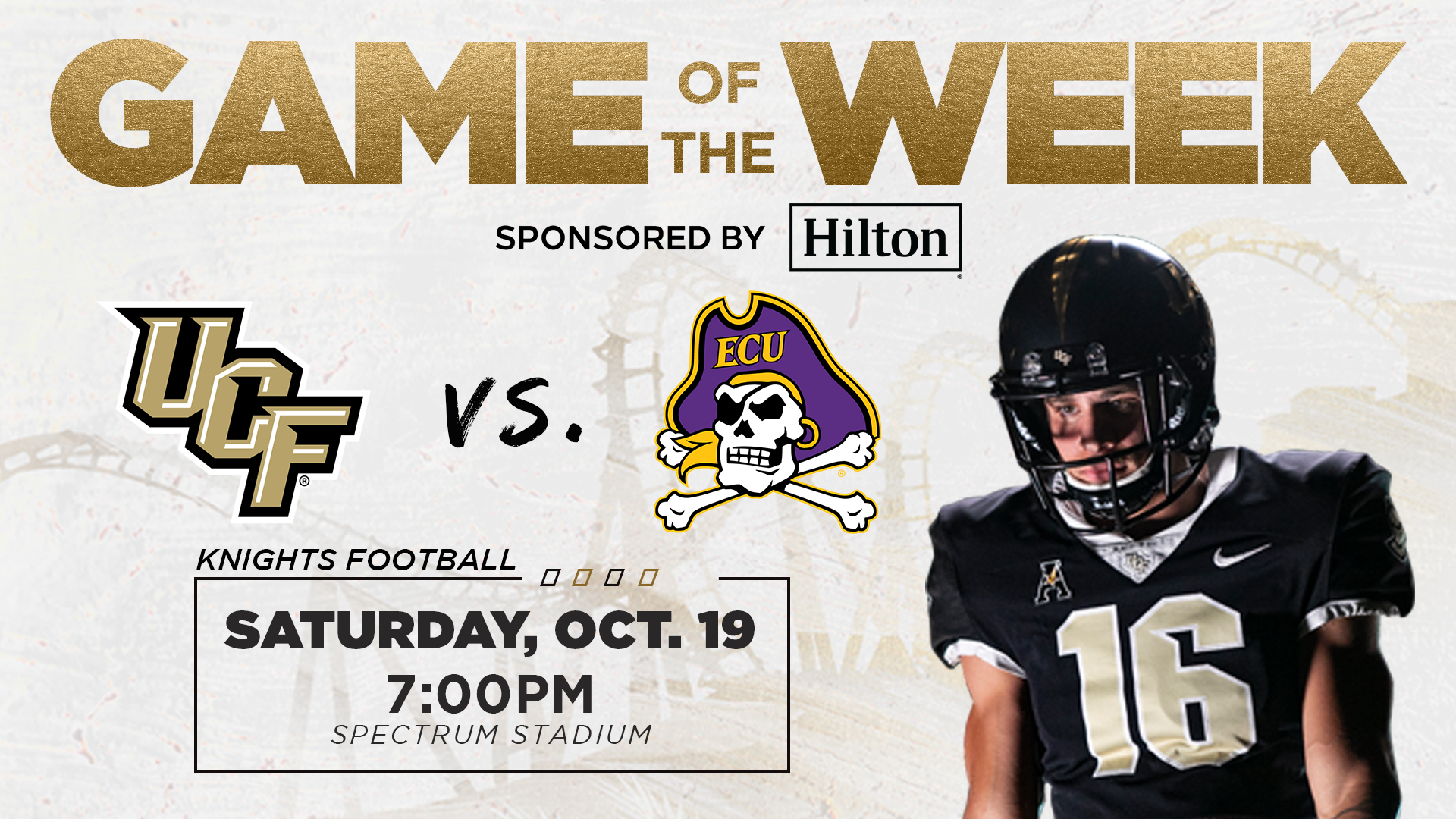 Game of the Week 10.14 || Football || Saturday, Oct. 19th
