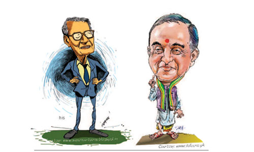 Swamy At Nobel Laureate Sen